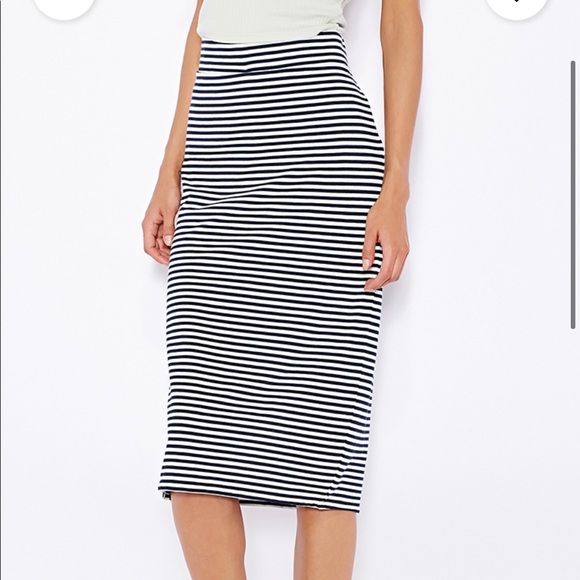 Striped pencil skirt - Picture 3 of 4